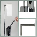 KELA-Stojak WC+szczotka toaletowa stal poler.Swing - 3