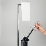 KELA-Stojak WC+szczotka toaletowa stal poler.Swing - 4