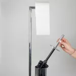 KELA-Stojak WC+szczotka toaletowa stal poler.Swing - 4