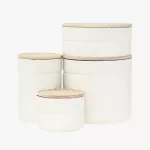 Pojemnik kuchenny biały szeroki 6 cm Riess - 2