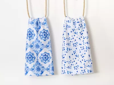 Komplet ścierek kuchennych MS HOME/2x38x60/OCEAN BLUE (promocja)