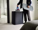 JJ-Kosz potrójny na pranie 90l. Tota Trio czarny - 15