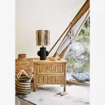 Lampa stołowa metalowa Raffia 23 x 53 cm Madam Stoltz - 3