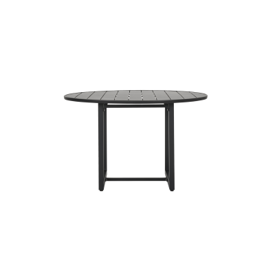 Stół ogrodowy okrągły czarny 120x74 cm House Doctor
