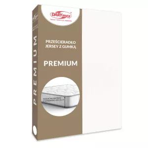 Prześcieradło jersey z gumką 001/130/140x200 PREMIUM
