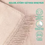 Koc T Bawełniany/BA861/200x220 j.beż - 8