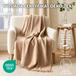 Koc T Bawełniany/BA861/200x220 j.beż - 7