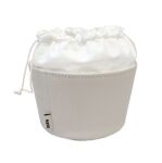 KELA-Koszyk na pieczywo S jasnoszary/biały Grana - 4