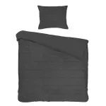 Pościel satyna bawełniana MARSELA ANTHRACITE/140x200+1posz. 70x80 EXCLUSIVE - 9