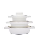 Garnek ceramiczny 1,2l Aromapots oberżyna 20 cm niski Riess - 7