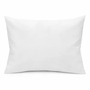 Poszewka hotelowa na zakładkę GŁADKA biała/70x80
