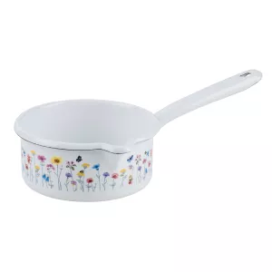 Rondelek emaliowany z dzióbkiem Riess Flora 0,75 l