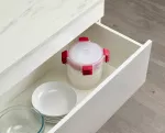 JJ-Zestaw 4 pojemników 1l okrągłych Nest Lock - 10