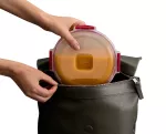 JJ-Zestaw 4 pojemników 1l okrągłych Nest Lock - 11