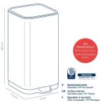 KELA-Ociekacz na akcesoria kuchenne srebrny Plata - 7