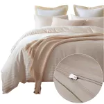 Pościel satyna bawełniana CIZGILI CAPUCCINO/160x200 EXCLUSIVE - 2