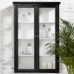 Witryna wisząca CLASSIC przeszkolona z drewna mango Nordal - 2