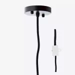 Lampa sufitowa bambusowa 35 x 26,5 cm Madam Stoltz - 3