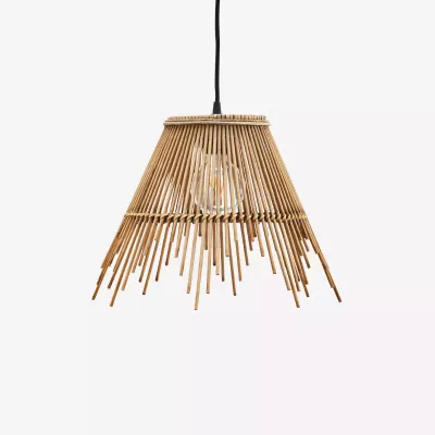 Lampa sufitowa bambusowa 35 x 26,5 cm Madam Stoltz