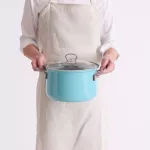 Garnek ceramiczny niebieski Riess Kristallblau 6 l - 2