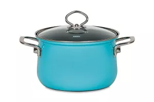 Garnek ceramiczny niebieski Riess Kristallblau 6 l