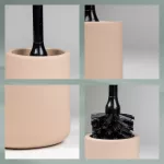 KELA-Szczotka do toalet beżowa Sana - 4