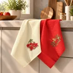 Komplet ręczników kuchennych bawełnianych NILTEKS/2x40x60/LUX MERLIN CHR V2 - 2