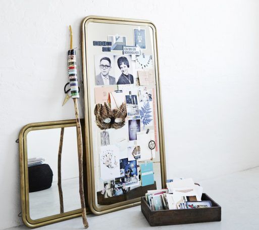 Idealne lustro w stylu skandynawskim.