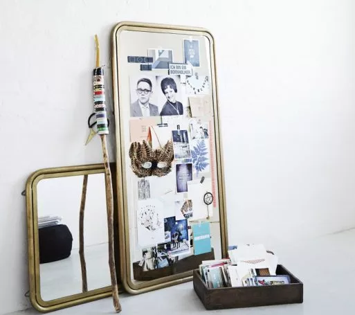 Idealne lustro w stylu skandynawskim.